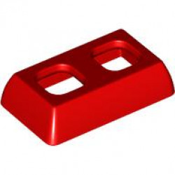 Minifigure Skirt Plastic Straight, Short: {ярко червен}