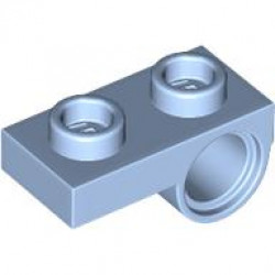 PLATE 1x2 W. HORIZONTAL HOLE Ã˜4,85 REV.: {светло кралско син}