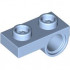 PLATE 1x2 W. HORIZONTAL HOLE Ã˜4,85 REV.: {светло кралско син}