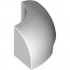 1/4 ARCH BRICK 2X2, W/ CUTOUT, NO. 1: {бял}
