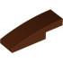 BRICK 1X3X2/3, BOW: {червеникаво-кафяв}