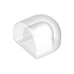 PLATE 1X1X2/3, BOW, 1/2 CIRCLE: {прозрачен}