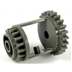 Technic, Gear Differential, 24-16 Teeth: {тъмно сив}