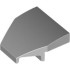 PLATE 2X2X2/3, BOW, 27 DEG. CUT: {умерено каменно сив}