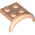 MUDGUARD,2 1/2X3X1 1/3 KNOB,TUBE,NO. 1: {светло нуга}