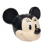 Minifigure, Head, Modified Mouse with Molded Black Top and Ears and Printed Nose, White Eyes Looking Right with Eyelashes Pattern (Minnie): {светло нуга}