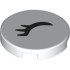 FLAT TILE 2X2, ROUND, NO. 1352: {бял}