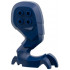 Large Figure Dragon Leg Right with Black Rotation Joint Pin: {земно син}