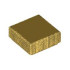 FLAT TILE 1X1, NO. 527: {топло златист}