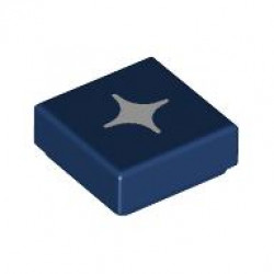 FLAT TILE 1X1, NO. 344: {земно син}