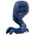 Large Figure Dragon Leg Left with Black Rotation Joint Pin: {земно син}