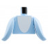 Torso Dolphin with White Ventral Patch Pattern / Bright Light Blue Fins: {светло кралско син}