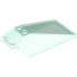 Windscreen 8 x 4 x 2 with 2 Studs and Bar Handle: {прозрачен светло син опал}
