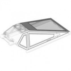 COCKPIT 4X8X2, W/ ANGLE, W/ SHAFT, NO. 8: {прозрачен}