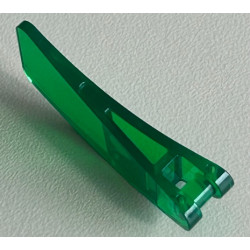 Fish Tail / Fin with Bar Handle: {прозрачно зелен}
