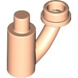 Plant Stem / Stalk with Bar, Bar Holder, and Hollow Stud: {светло нуга}