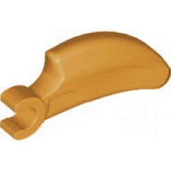 Barb / Claw / Horn / Tooth with Clip, Curved: {умерен нуга}