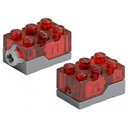 FX лампа 2X3X1 1/3 червена : {тъмно каменно сив}