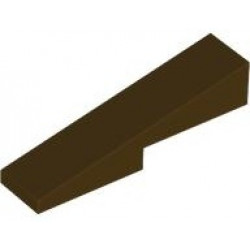 ROOF TILE 1X4X1, NO. 2: {тъмно кафяв}