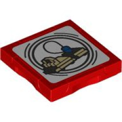 TILE 2X2, W/ FUNCTION, NO. 26: {ярко червен}