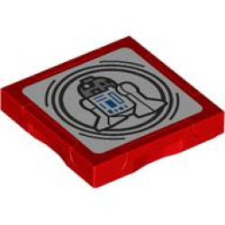 TILE 2X2, W/ FUNCTION, NO. 23: {ярко червен}
