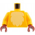 Torso with Bright Light Yellow Fur Pattern / Bright Light Orange Arms / Dark Red Hands: {огнено жълто-оранжев}