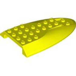 Roof tile 6x10 w. double bow: {пъстро жълт}