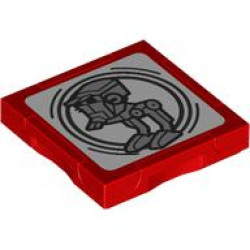 TILE 2X2, W/ FUNCTION, NO. 37: {ярко червен}