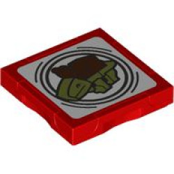 TILE 2X2, W/ FUNCTION, NO. 39: {ярко червен}