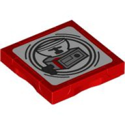 TILE 2X2, W/ FUNCTION, NO. 40: {ярко червен}