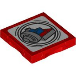 TILE 2X2, W/ FUNCTION, NO. 36: {ярко червен}