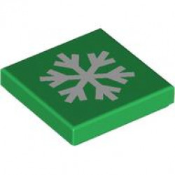 FLAT TILE 2X2, NO. 810: {тъмно зелен}