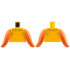 Torso with Gold Scales Pattern / Reddish Orange Fins: {огнено жълто-оранжев}
