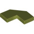 TILE 2X2, DEG. 90, W/ DEG. 45 CUT: {маслинено зелен}
