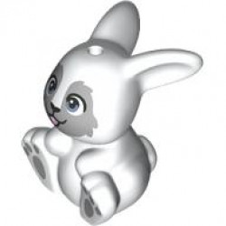 BUNNY, W/ 1.5 HOLE, NO. 16: {бял}