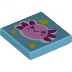 FLAT TILE 2X2, NO. 799: {умерено небесносин}