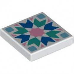 FLAT TILE 2X2, NO. 814: {бял}