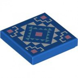 FLAT TILE 2X2, NO. 815: {ярко син}