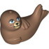 SEAL, W/ 1.5 HOLE, NO. 2: {умерено кафяв}