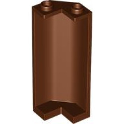 WALL 2X2X5, DEG. 45, NO. 1: {червеникаво-кафяв}