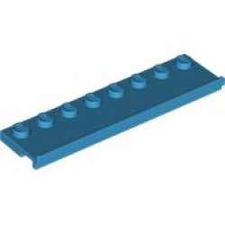 PLATE 2X8 W/GLIDING GROOVE: {тъмно небесносин}