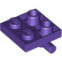 PLATE 2X2 W/ HOR. 3.2 SHAFT: {светло виолетов}