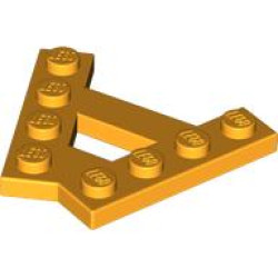 PLATE (A) 4M 45Â°: {огнено жълто-оранжев}