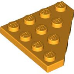 CORNER PLATE 45 DEG. 4X4: {огнено жълто-оранжев}