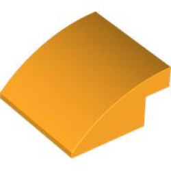 BRICK 4X4X1 2/3, BOW: {огнено жълто-оранжев}