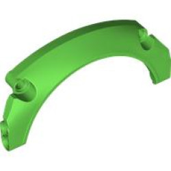 SHELL 5X11X2, W/ 4.85 HOLE, NO. 2: {ярко зелен}