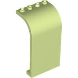 WALL ELEMENT W. CURVE 3X4X6: {пролетно жълто-зелен}