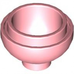 DOME 2X2, INVERTED W. ONE STUD: {пурпурен}