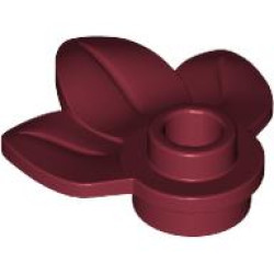 PLANT, W/ PLATE 1X1, NO. 1: {нов тъмно червен}
