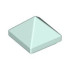 PYRAMID RIDGED TILE 1X1X2/3: {аквамарин}